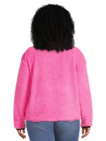 No Boundaries Juniors Plus Size Plush Pullover, Sizes 1X-4X - Image 3